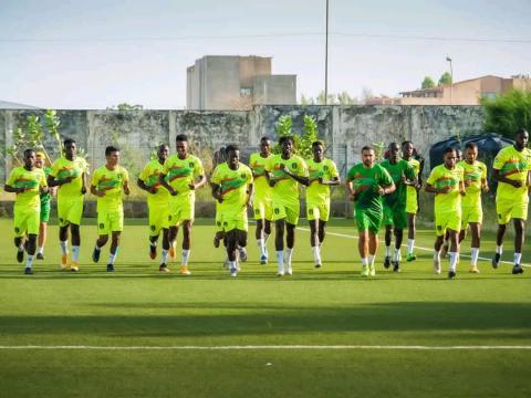 الحصة التدريبية الأولى للمنتخب الوطني بالسنغال (FFRIM)